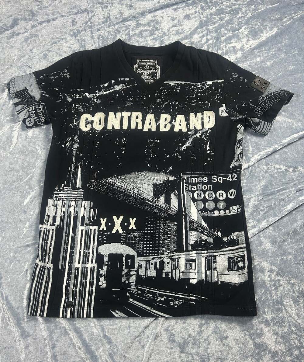 Smuggler's Moon Contraband V-Neck T-Shirt